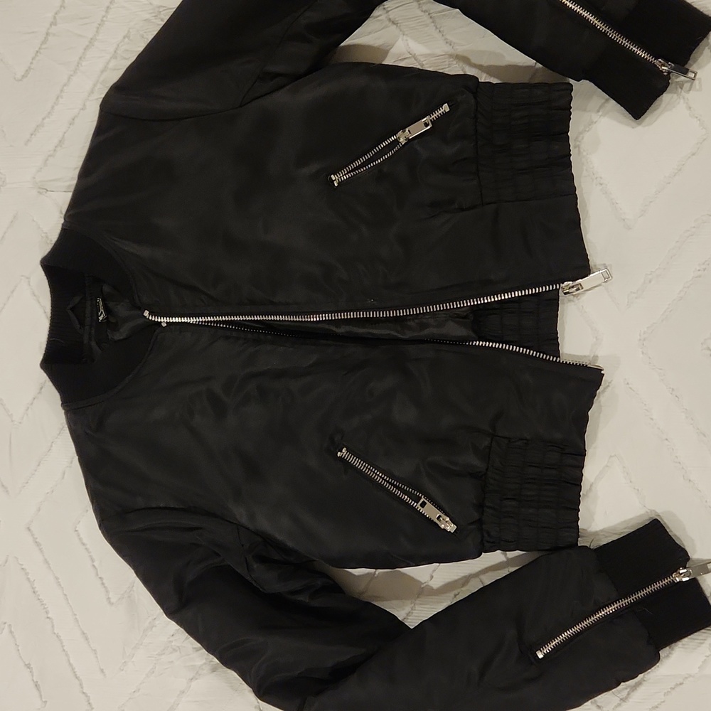 Black Bomber Jacket